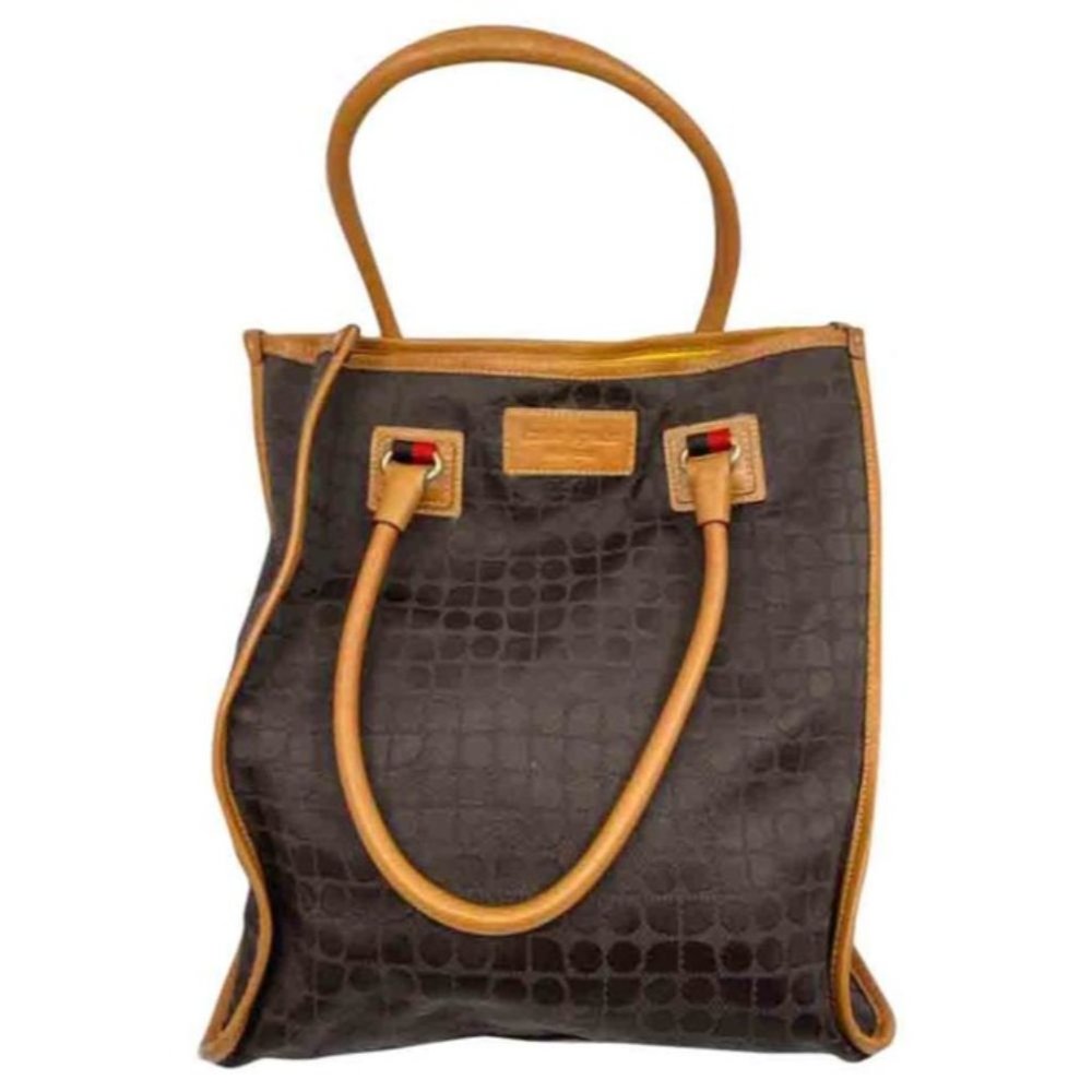KATE Spade Women's Large Brown Fabric Tote Bag